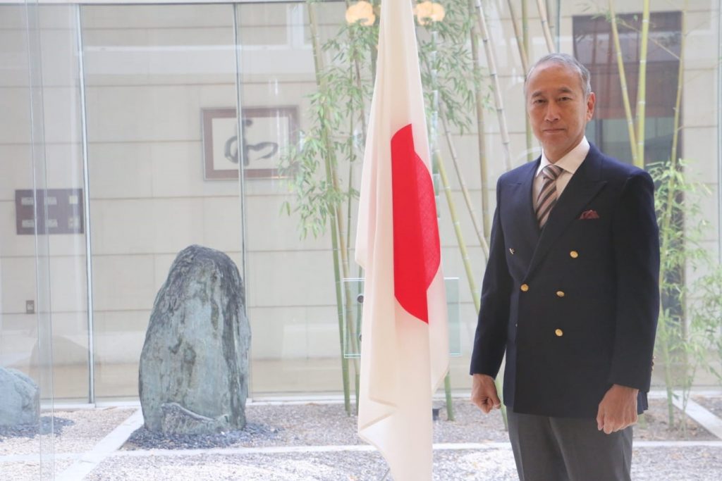 Okubo said the COVID-19 pandemic will likely come with more difficulties, but he promised his determination to further strengthen relations between Lebanon and Japan. (Supplied)
